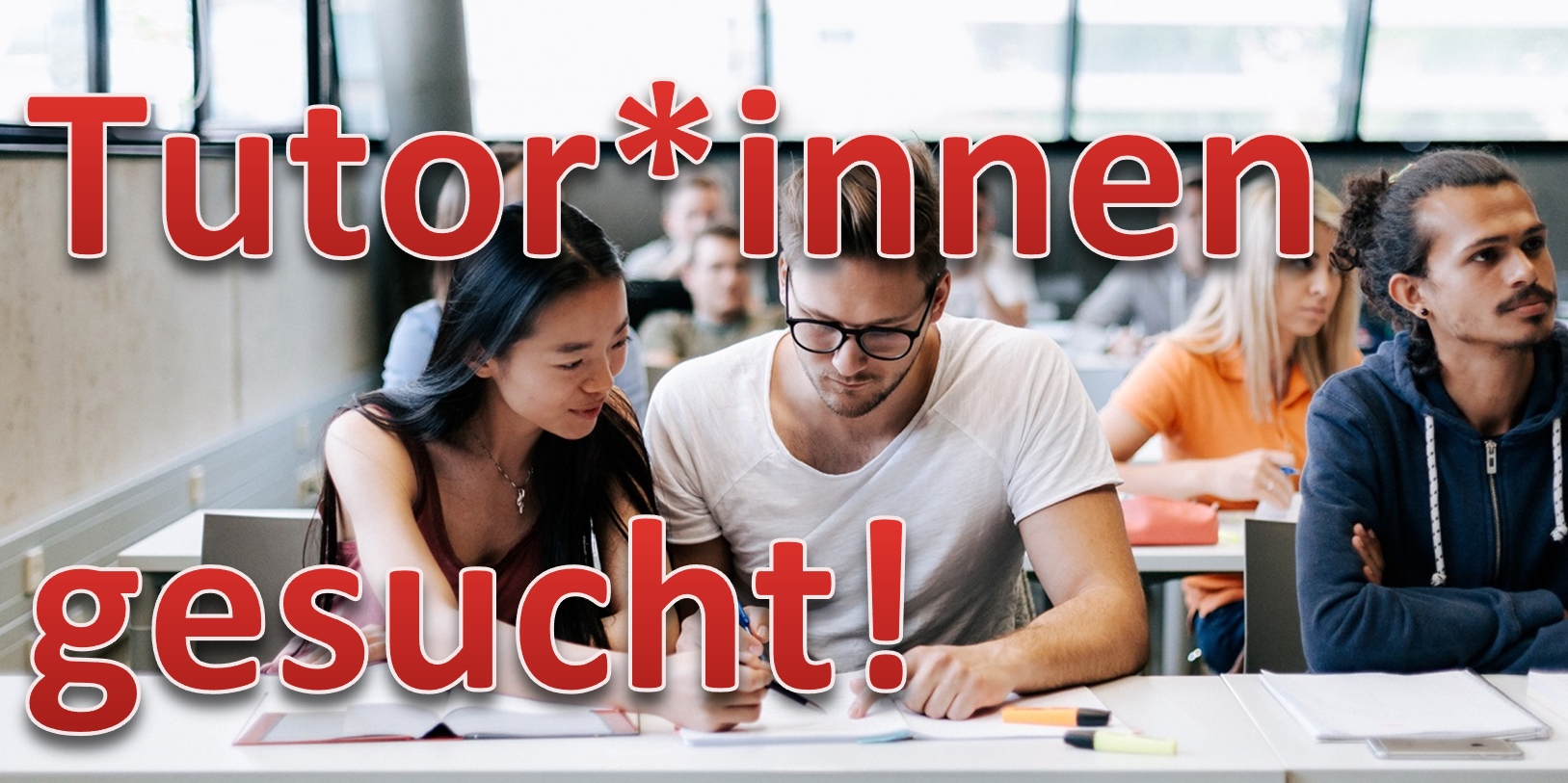 Tutor*innen für das Wintersemester 2026/27 gesucht!